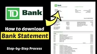Загрузить выписку из банка TD | Сводная выписка по счету TD Bank Загрузить в формате CSV / PDF