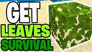 Как добыть листья в Minecraft! - Java и Bedrock