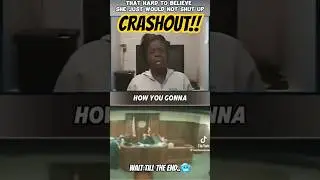 She CRASHED OUT on the JUDGE! #shorts #viral #funny