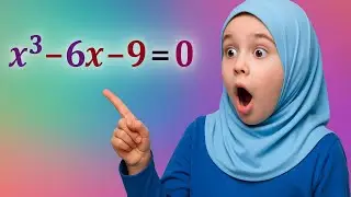 اسهل طريقة لحل المعادلة التكعيبية 😊🫵