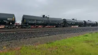 BNSF tanker parks at Auburn yard in Washington