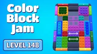 Color Block Jam Level 148 | Every Puzzle Solved! 🎯