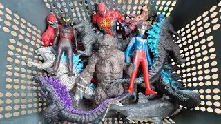 Hunting found Shin Godzilla,T Rex,indominus Rex,Burning Godzilla,earth Godzilla,space Godzilla,kong,