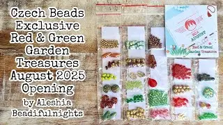 Czech Beads Exclusive Red & Green Garden Treasure August 2025 Opening