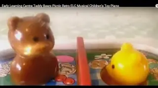 Early Learning Centre Teddy Bears Picnic Retro ELC Musical Children's Toy Piano