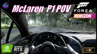 McLaren P1 POV DRIVE | FORZA HORIZON | 4K Gameplay | Nvidea georce 🔥.