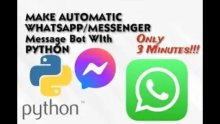 Make this Chat(Spam)Bot with PYTHON!! #python #pythonprogramming #chatbot With Osman