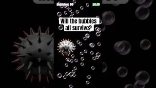 Can 1 Spiky Ball Pop 200 Bubbles?! #satisfying #asmr #bubblepop