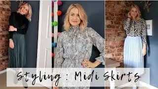 How To Wear Midi Skirts | Styling Skirts For Winter 2018