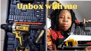 UNBOX SCREWING/ DRILLING MACHINE WITH ME.