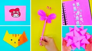 14 Easy DIY Paper Crafts Ideas When You're Bored / How To Make / Creative Things / Cute Gifts