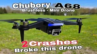 Chubory A68 Mini Drone (2 Crashes- Broke The Drone)