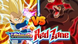 WOW, EFFECTIVE! PHY SSJ3 VEGETA (DAIMA) VS GOKU (GIANT APE) RED ZONE DB SAGA | DBZ Dokkan Battle