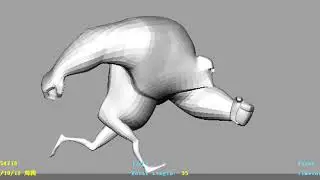 Running Cycle animation blocking