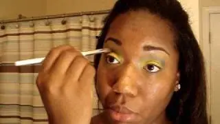 Chrome Yellow and Humid makeup tutorial