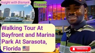 Walking tour at Bayfront and Marina park #parkour #park  #Bayfrontpark #marina #florida #sarasota