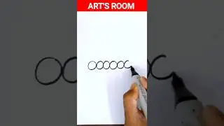 Sad Dog Drawing Using 6 Zero #shorts #artsroom