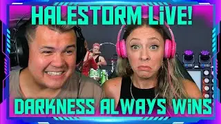 Reaction to Halestorm - Darkness Always Wins (LIVE 2025) | THE WOLF HUNTERZ Jon and Dolly