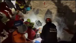 Hiker Rescued From Snow After Getting Trapped Under Avalanche In Italian Alps