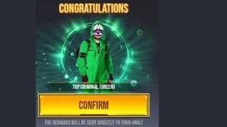 FF NEW GREEN CRIMINAL|| 1 spin trick || 101℅guaranteed || watch till last &radic;
