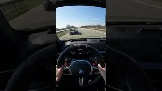 M3 Chased by F1 Car at 310 km/h #bmw #autobahn #racing