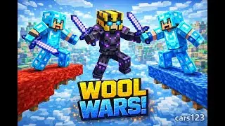 minecraft wool wars but if i die i get punched