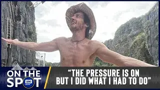 French diver Gary Hunt on winning the El Nido leg of a cliff diving world series | #OSOnTheSpot