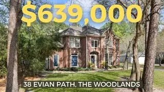 The Woodlands Texas Home Tour // $639,000 with BACKYARD OASIS