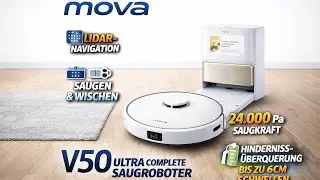 Mova V50 Ultra Complete im Test 🤖💨 | Premium Saugroboter mit Wischfunktion – Lohnt sich das?