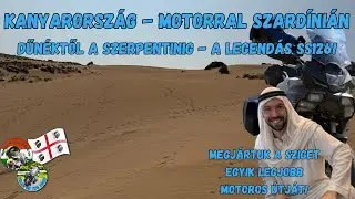 Kanyarország - Motorral Szardínián 5/10.: Dűnéktől a szerpentinig - A legendás SS126!