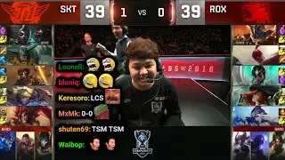 SKT vs ROX Game 2 | 2016 Worlds Semifinals | Twitch VOD with Chat