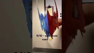 Rating my dragons from the front! #puppet #dragonpuppet #art #dragonartist #paperpuppet #fypシ #fyp