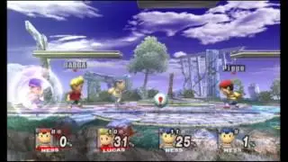 SSBB - Battaglie con gli amici (8): Ness Party (+ Lucas -.-)