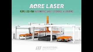 AORE LGD+RW Automatic Sheet Storage & Loading System | Boost CNC Laser Productivity