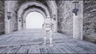 Bastok Mines in Unreal Engine 4 with enhanced textures made using ESRGAN and Bitmap2Material