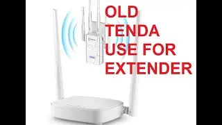 How to use old tenda router for wifi extender or repeator. Easy step with Swami