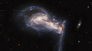 3 galaxias que se desgarran entre ellas | Imágenes del Hubble 4k episodio 10