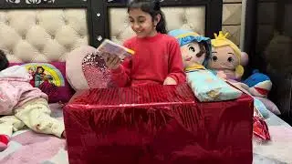Birthday gift open time...gifts...gifts...gifts.. excitement...