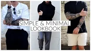 3 MINIMAL/SIMPLE OUTFIT IDEAS | Lookbook | Men's Fashion | Daniel Simmons