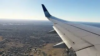 MSFS Wingview PMDG 738F Land Cairo, Egypt HECA 05C