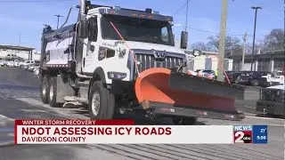 NDOT assessing icy roads in Davidson County