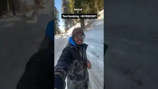 Manali snow ❄️ experience best visit place || #Manali #snow #today #manali