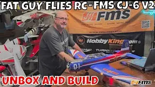 FMS CJ-6 V2 UNBOX AND BUILD #aviation #airplane #fmsrc #aircraft #rc