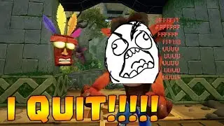I QUIT!!!!! | Crash Bandicoot N Sane Trilogy Rage!!!!