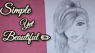 Beauty in Simplicity ✨| Easy Pencil Sketch Drawing🩵|