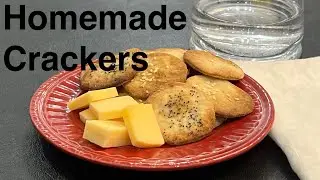 I Discovered I Had No Crackers For My Party&hellip; So I Made My Own!  Easy Homemade Cracker Recipe