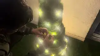 Aje hamne decor keya jugadu Christmas tree decor ❤️👏🏻