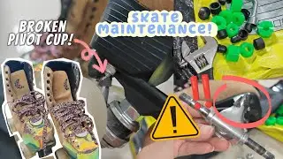 BROKEN PIVOT CUP ON ROLLER SKATES? / SKATE MAINTENANCE