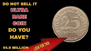 Rare 25 sentimo coin philipines coin 2014 collecto,s guide
