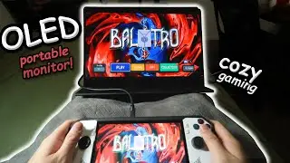 Обзор 16-дюймового OLED-монитора UColor O2 UPERFECT для игр в постели! (Уютный)